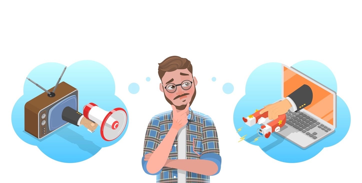 بازاریابی آنلاین و بازاریابی آفلاین