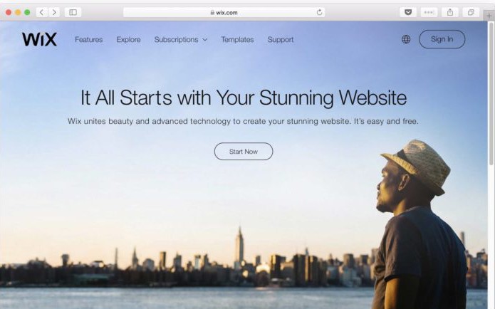 درست کردن سایت رایگان با Wix