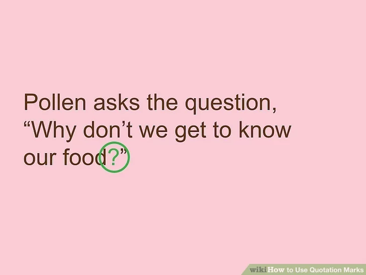 علائم نگارشی را درون علائم نقل قول قرار دهید